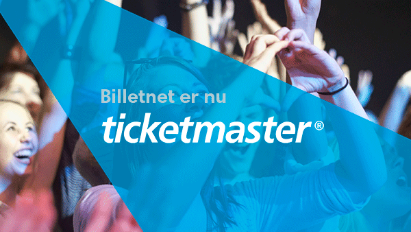 Billetnet er nu Ticketmaster Danmark!