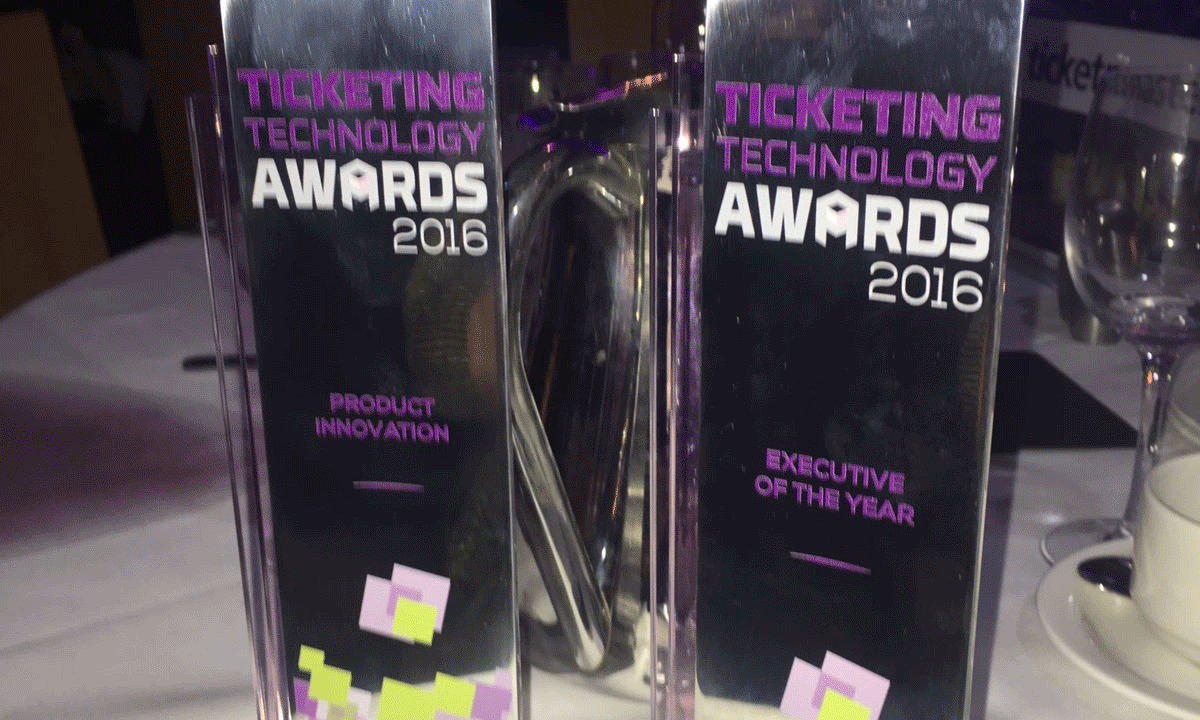 Ticketmaster modtager pris for COLLECTOR TICKET på TECHNOLOGY AWARDS 2016