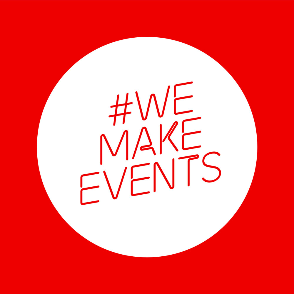 #WeMakeEvents lyser Danmark op i rødt